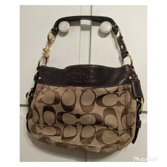 Zoe Signature Coach Handbag-SOLD - Picture 1 of 5